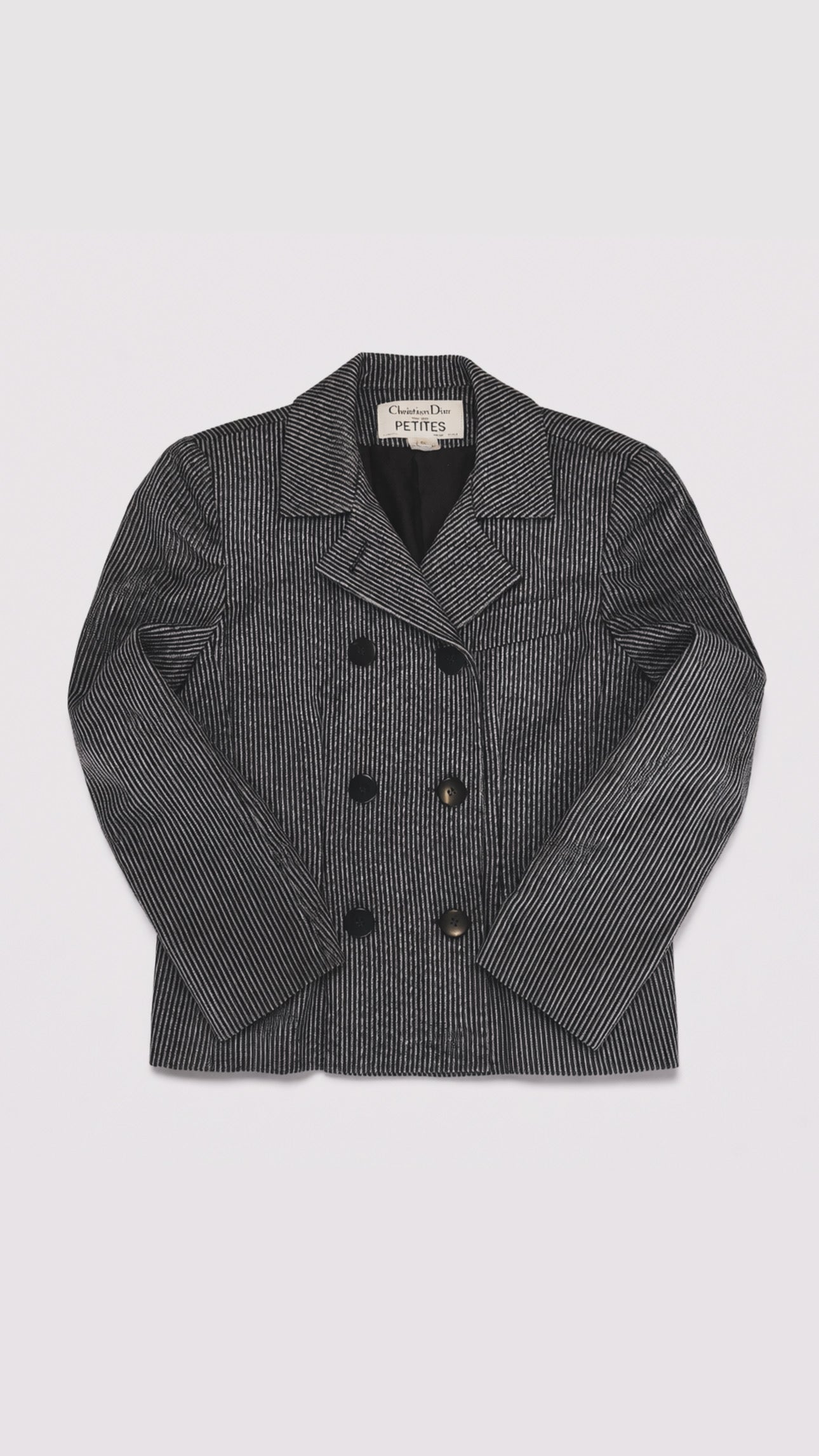 1980s Christian Dior Striped Blazer