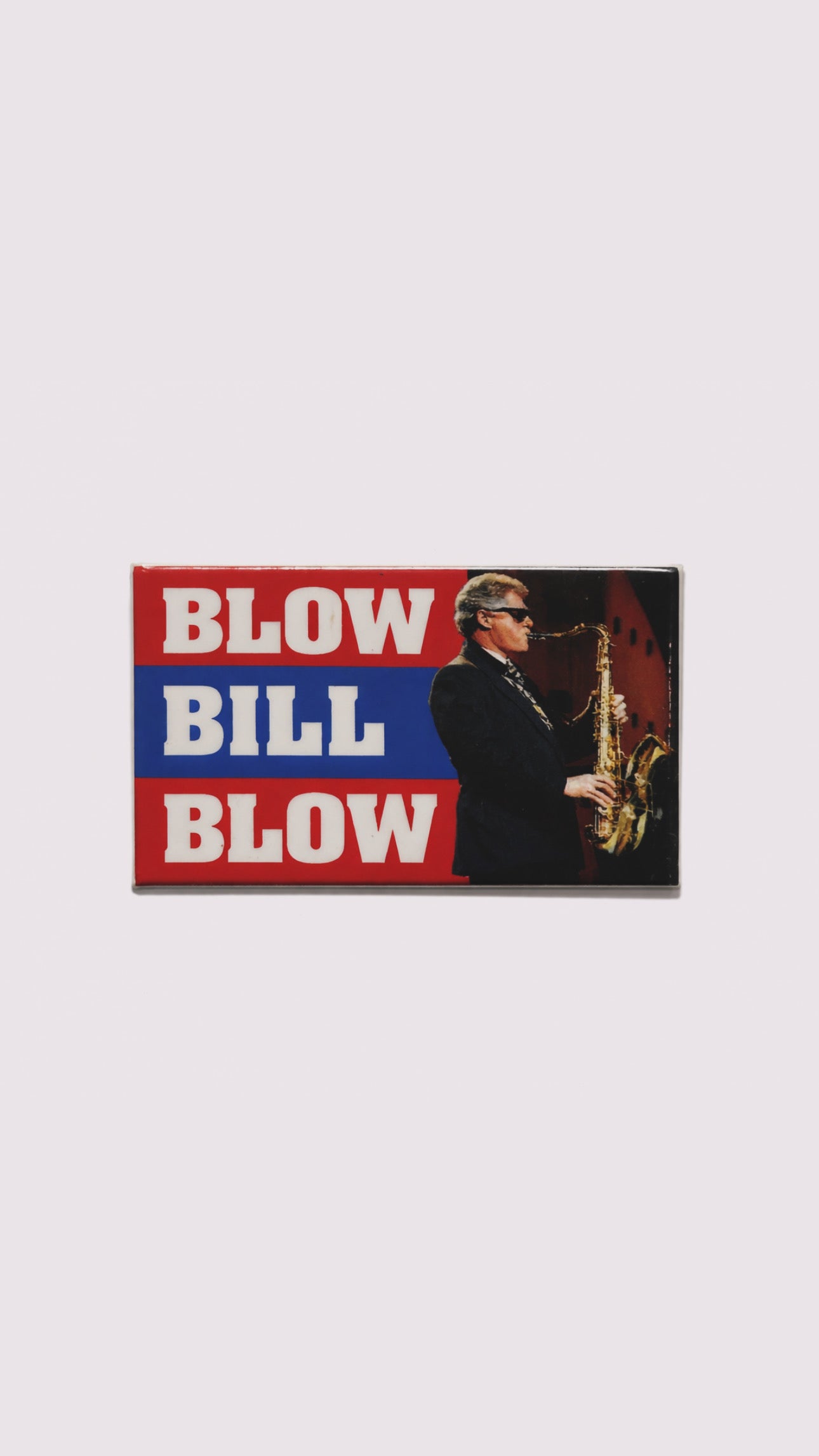1990s Blow Bill Button Pin