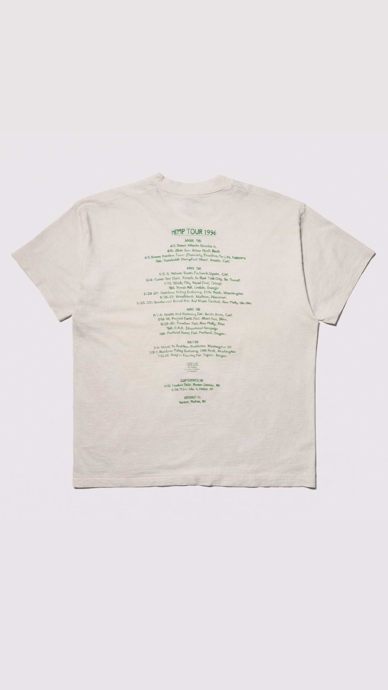 1990s Hemp Tour Tee