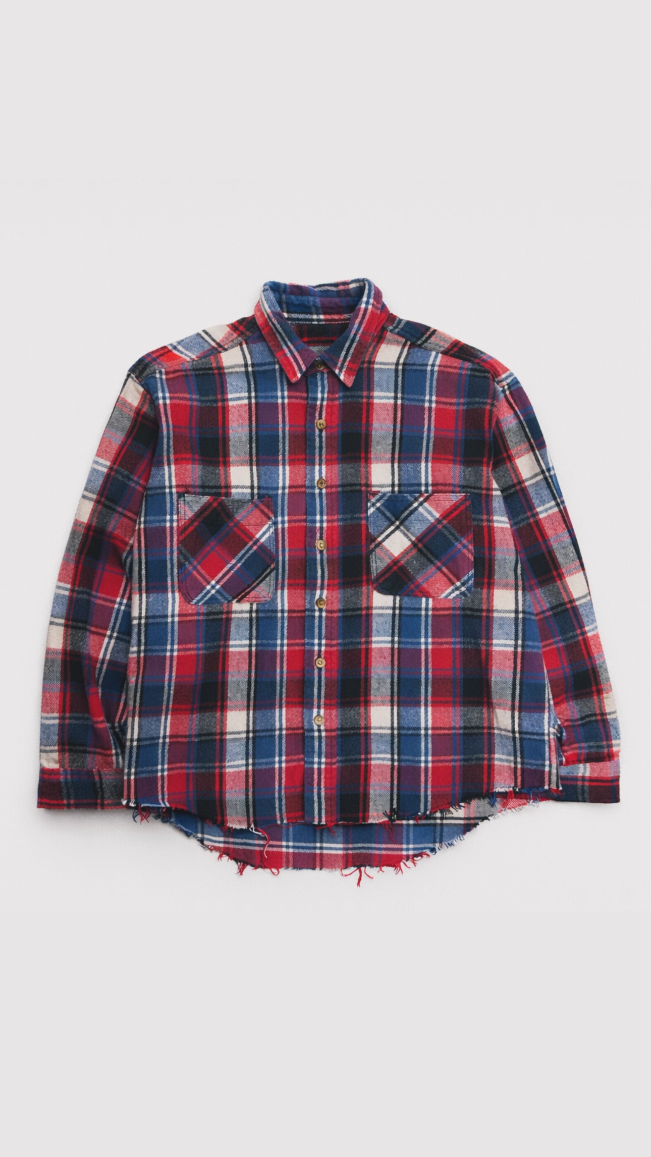 1990s Cropped Cotton Flannel