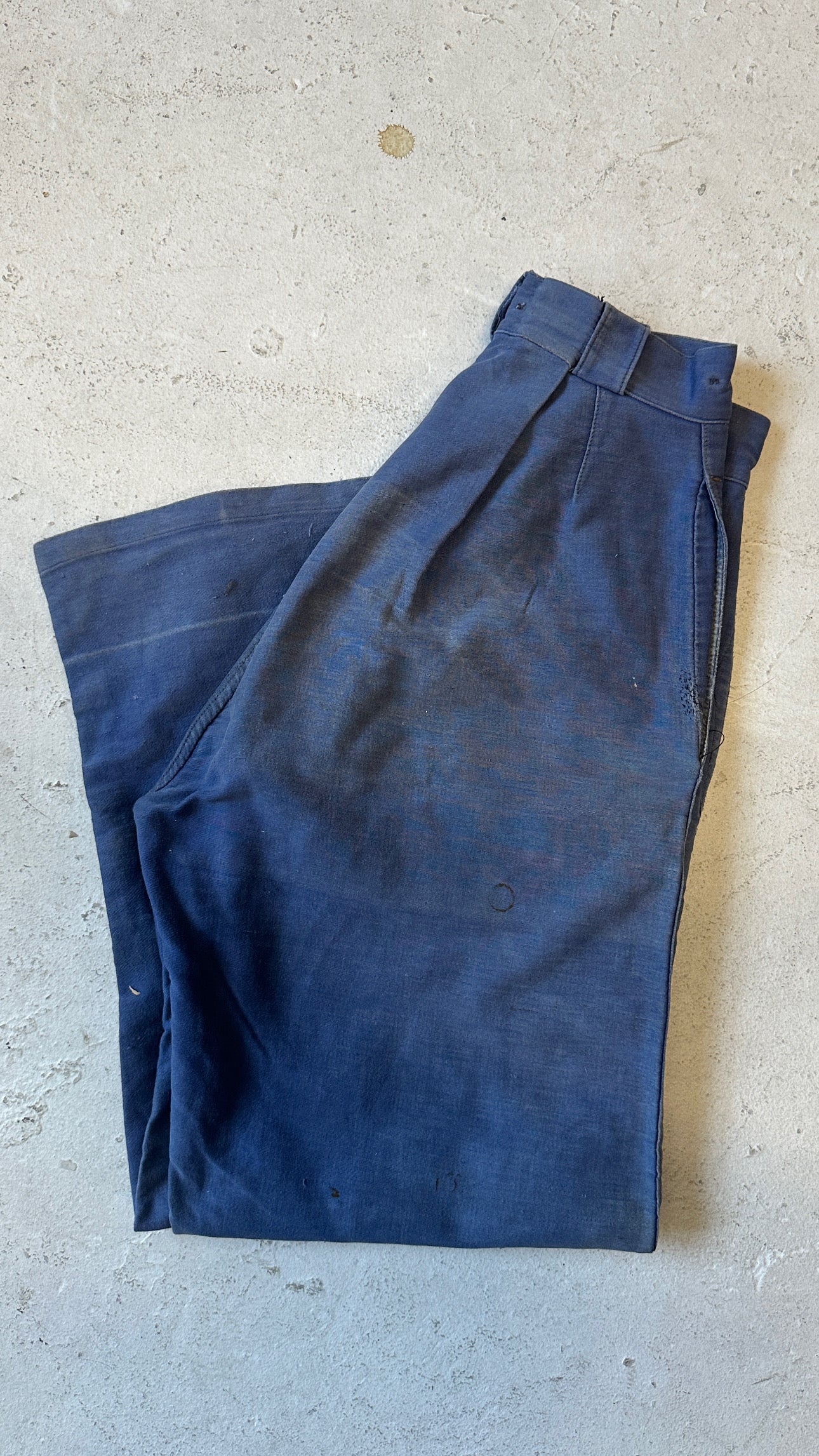1960s French Moleskin Trousers