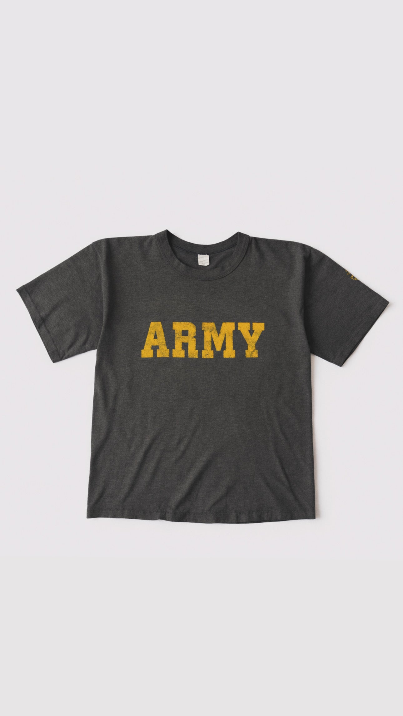 1990s Army Faded Black Tee