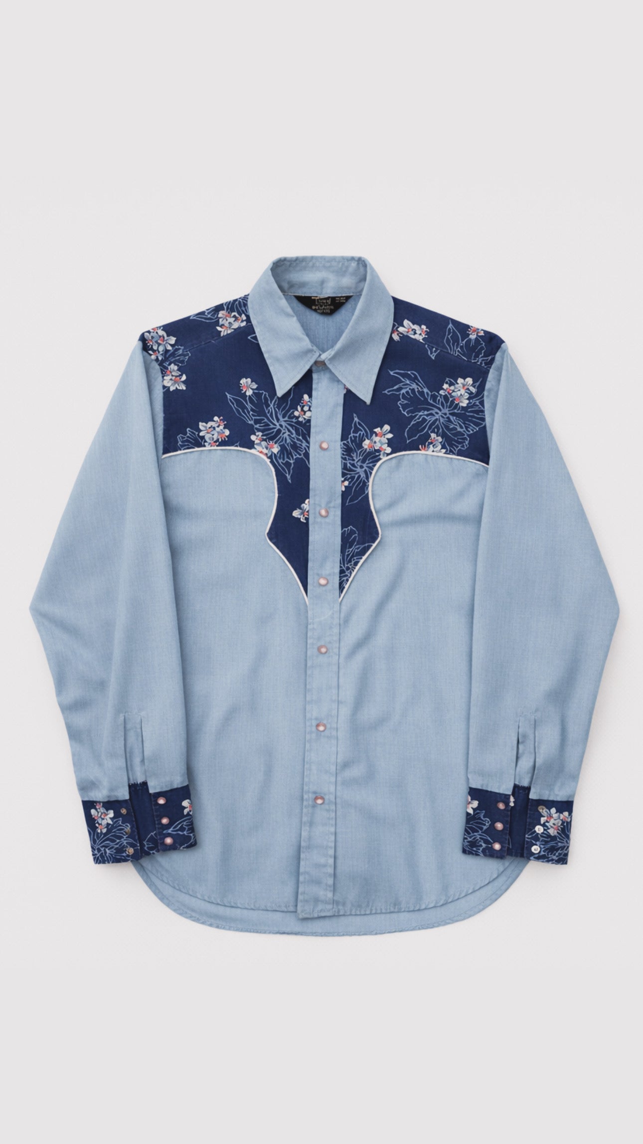 1970s Sears Hawaiian Western Botton Down