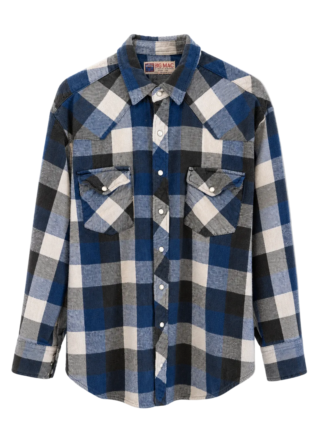 Pearl Snap Cotton Flannel