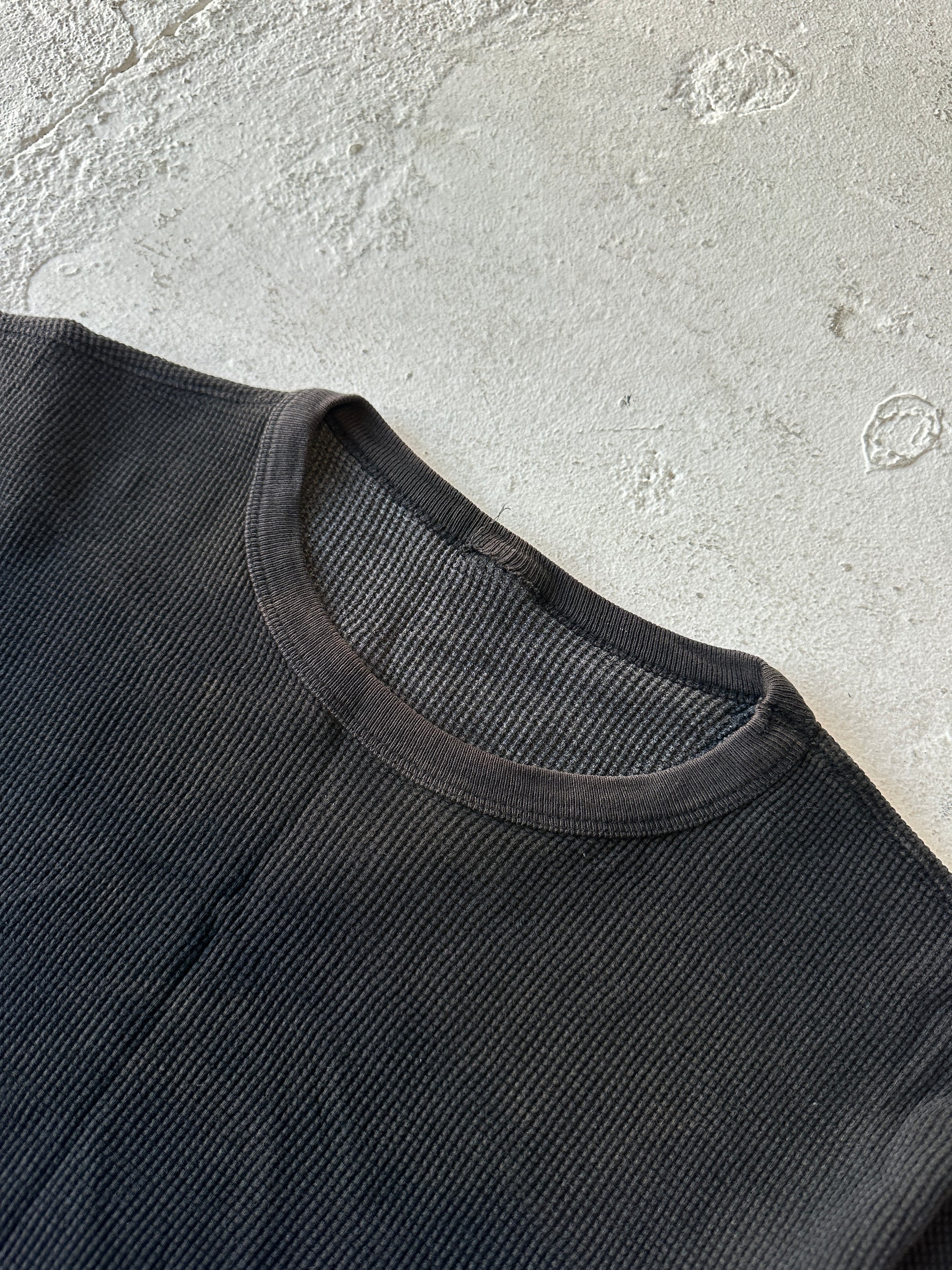 1990s Faded Black Thermal Tee