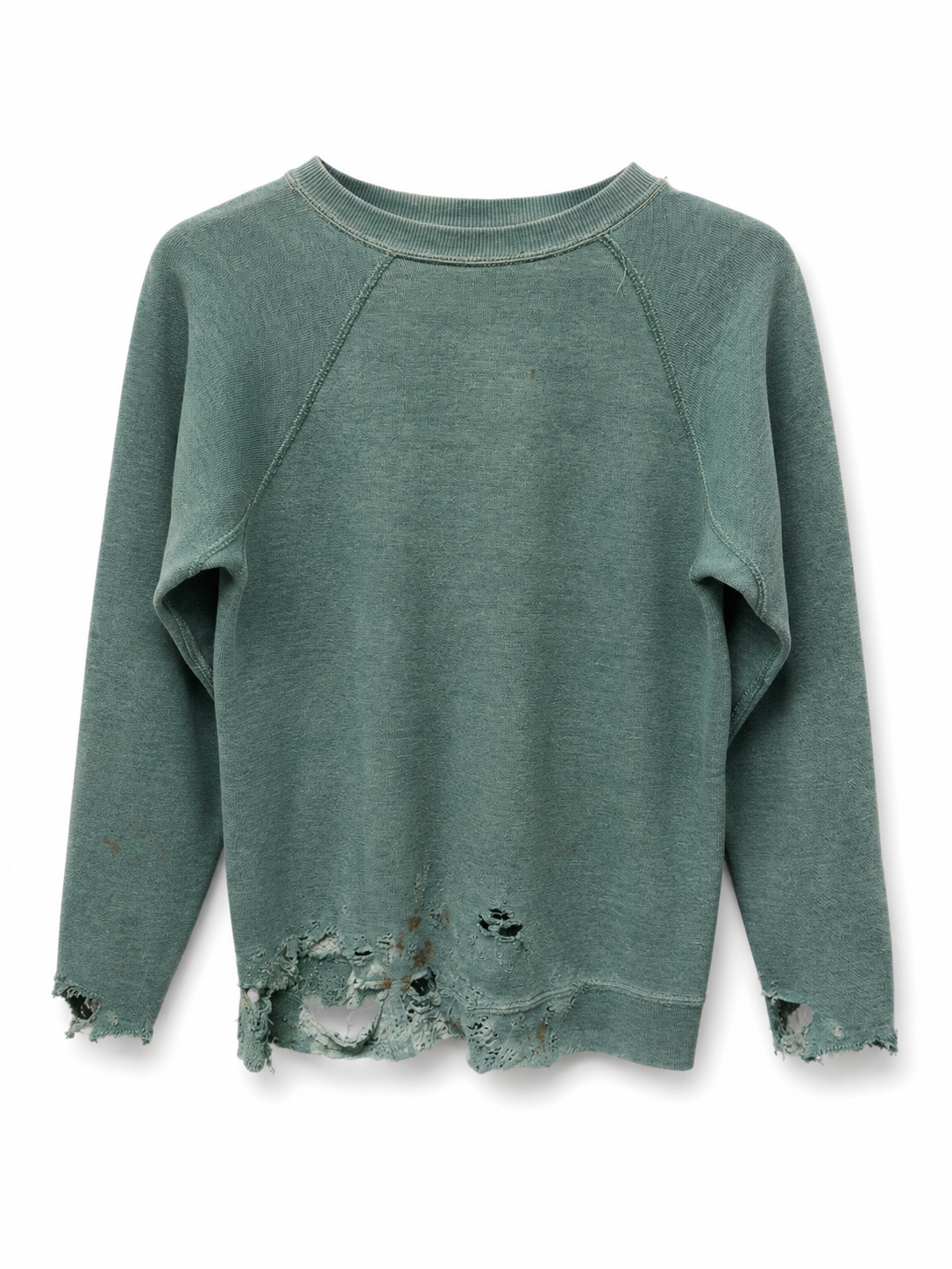 Thrashed Green Sweatshirt