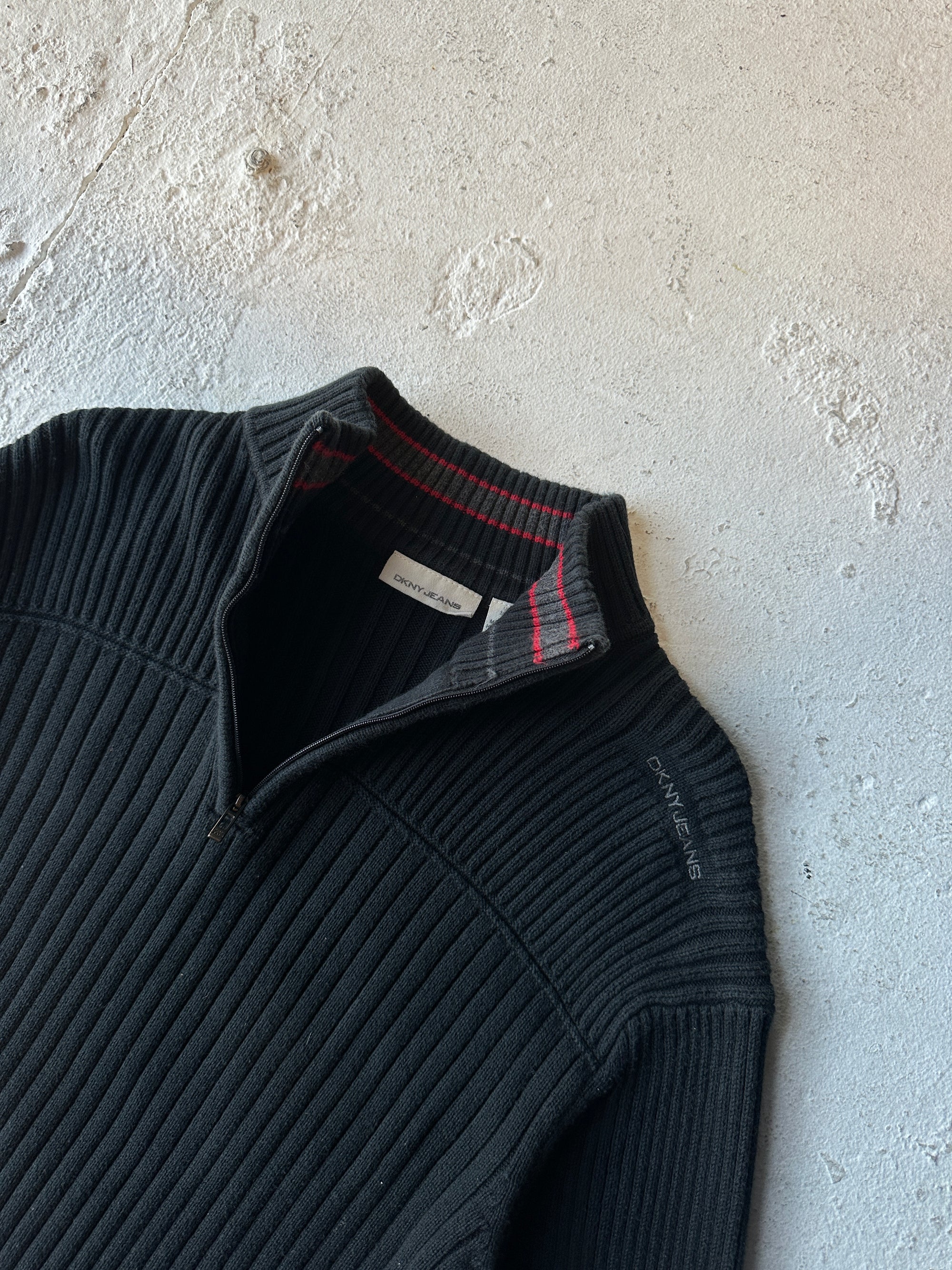 2000s DKNY Zip Sweater