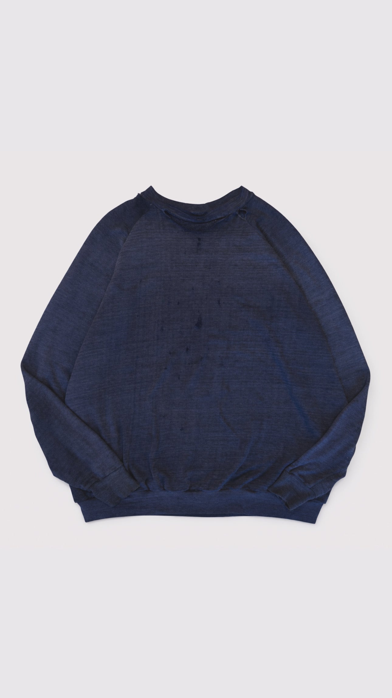 1970s Thrashed Blue Crewneck