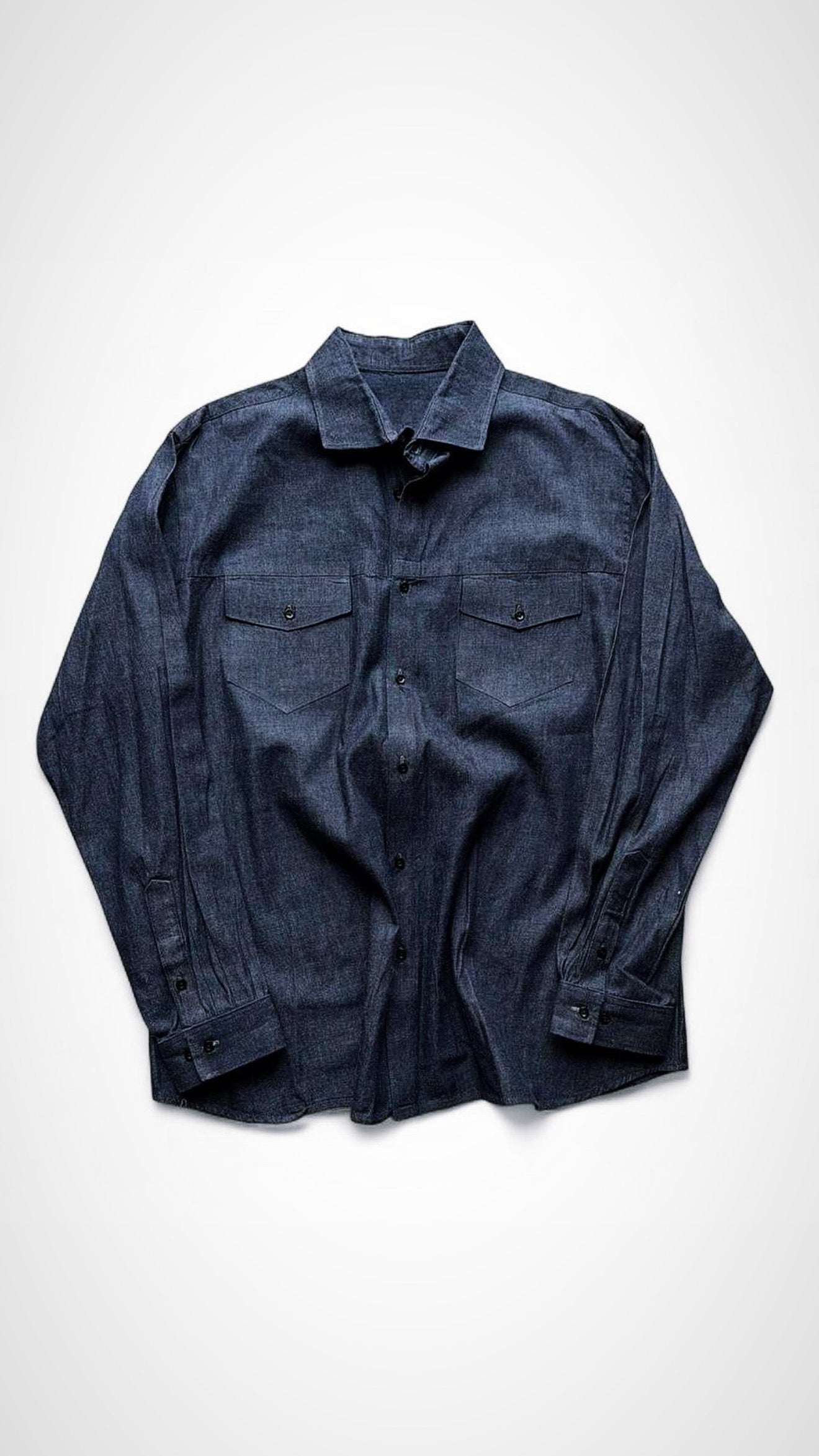 Raw Denim Button Down
