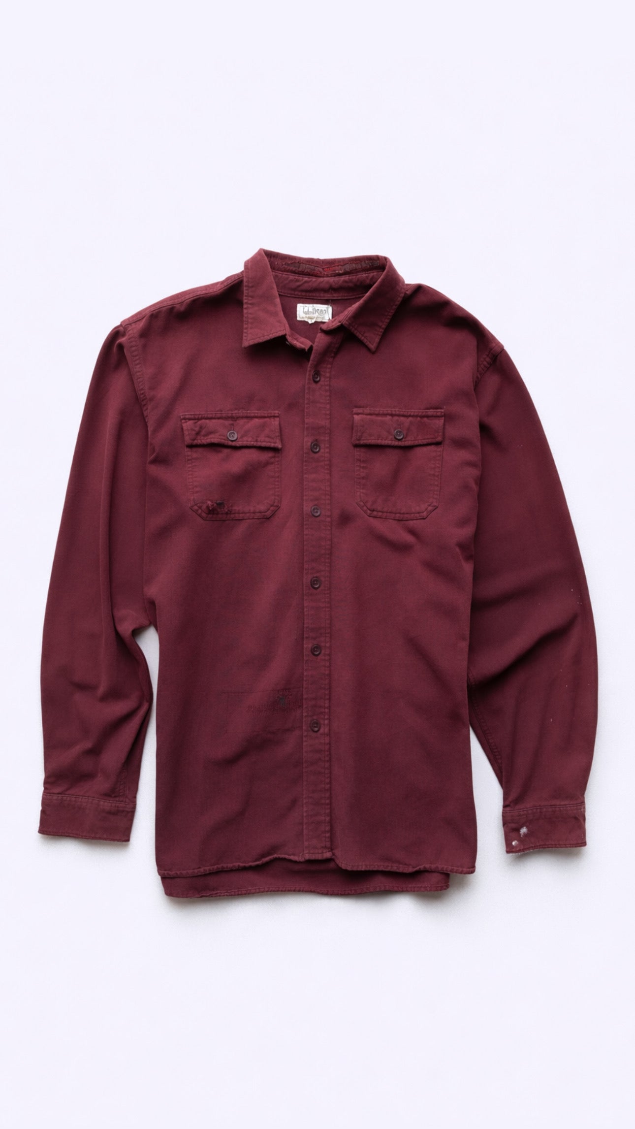 L.L Bean Repaired Button Up Shirt