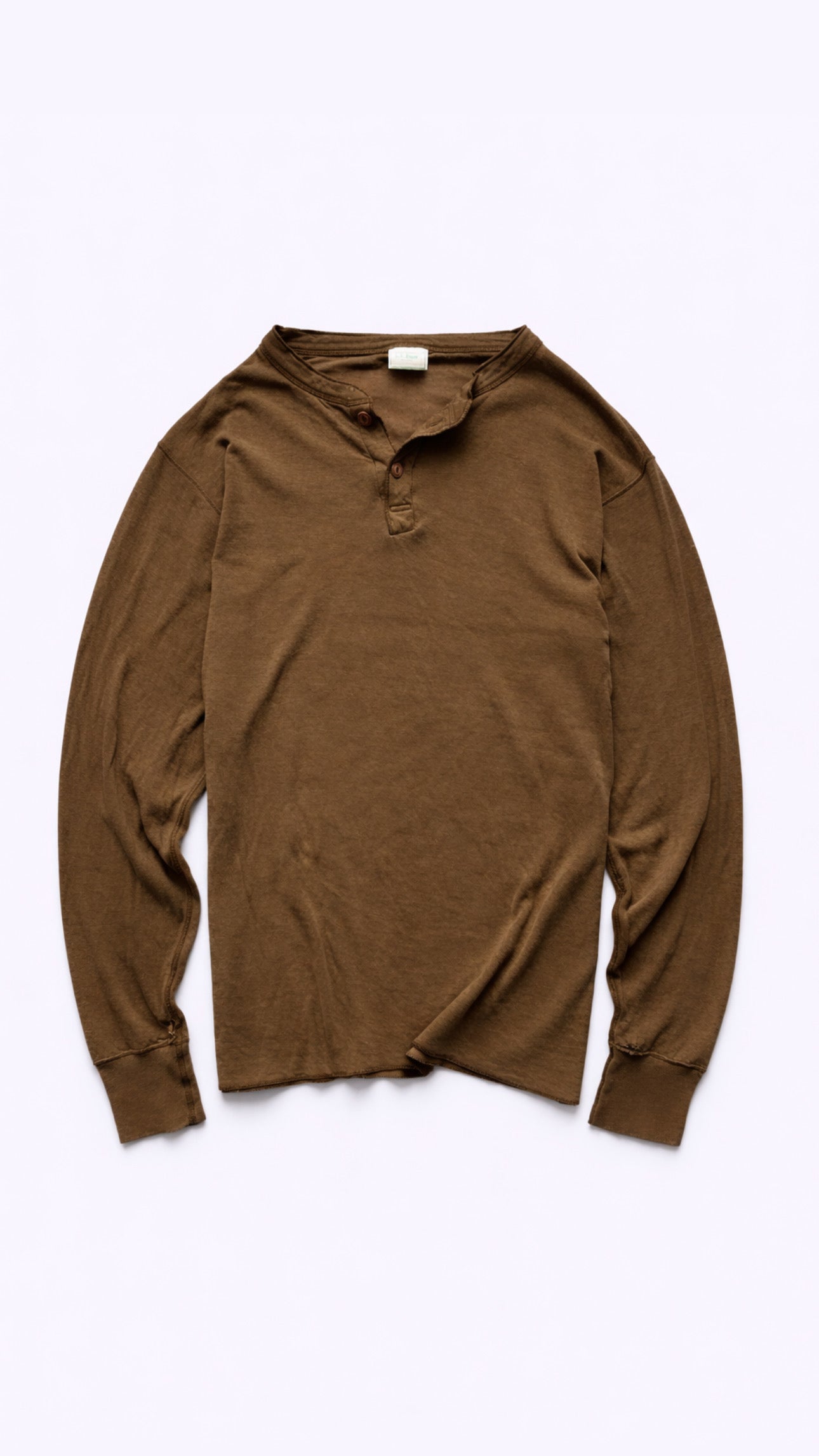 L.L Bean Double Ply Henley Tee
