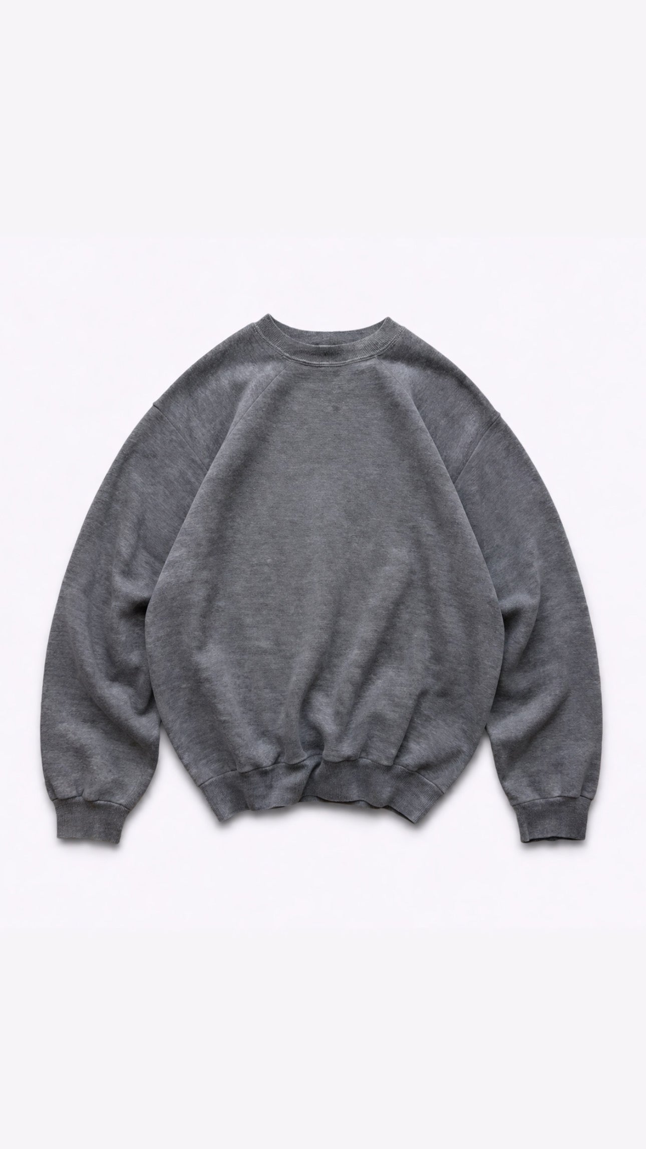 Dirty Grey Blank Crewneck Sweatshirt