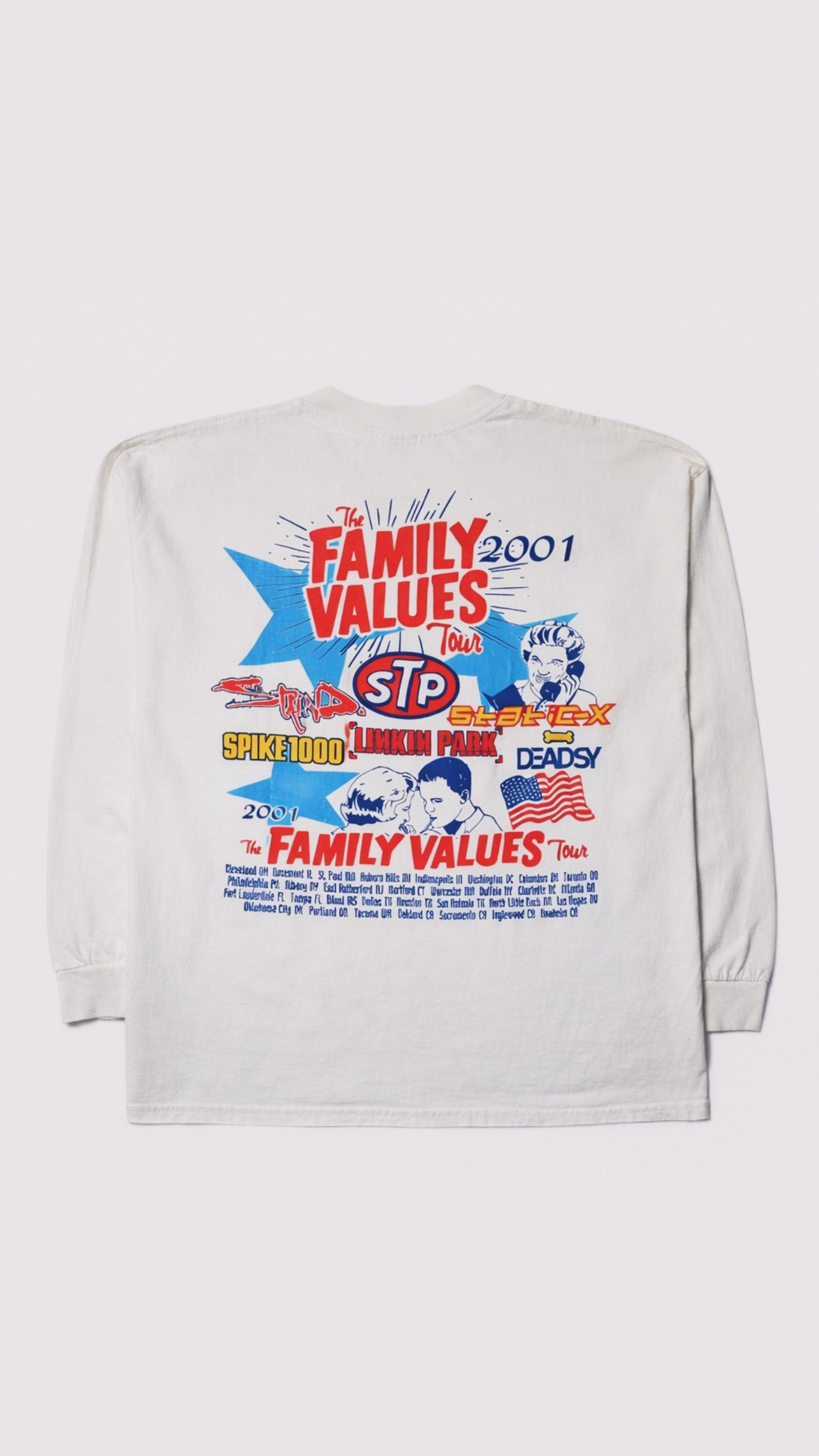 2001 Family Values Tour Tee