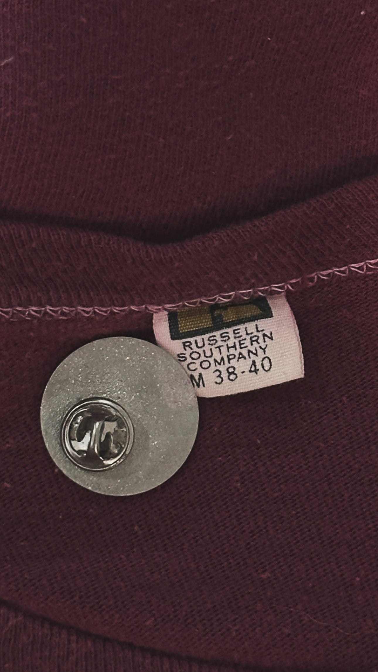 1950s Russell Southern Fordham Tee