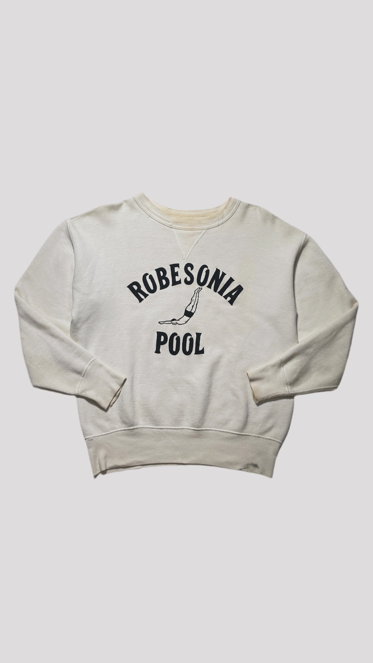 1950s Robesonia Pool Single V Crewneck Sweatshirt