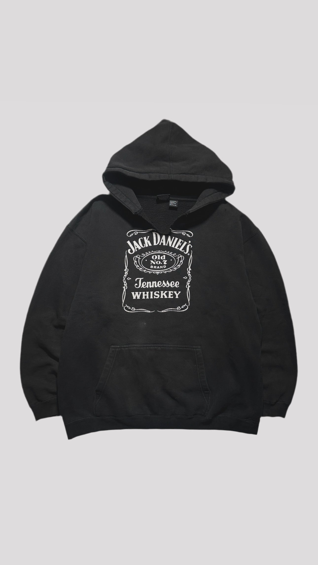 2000s Jack Daniel’s Distressed Hoodie