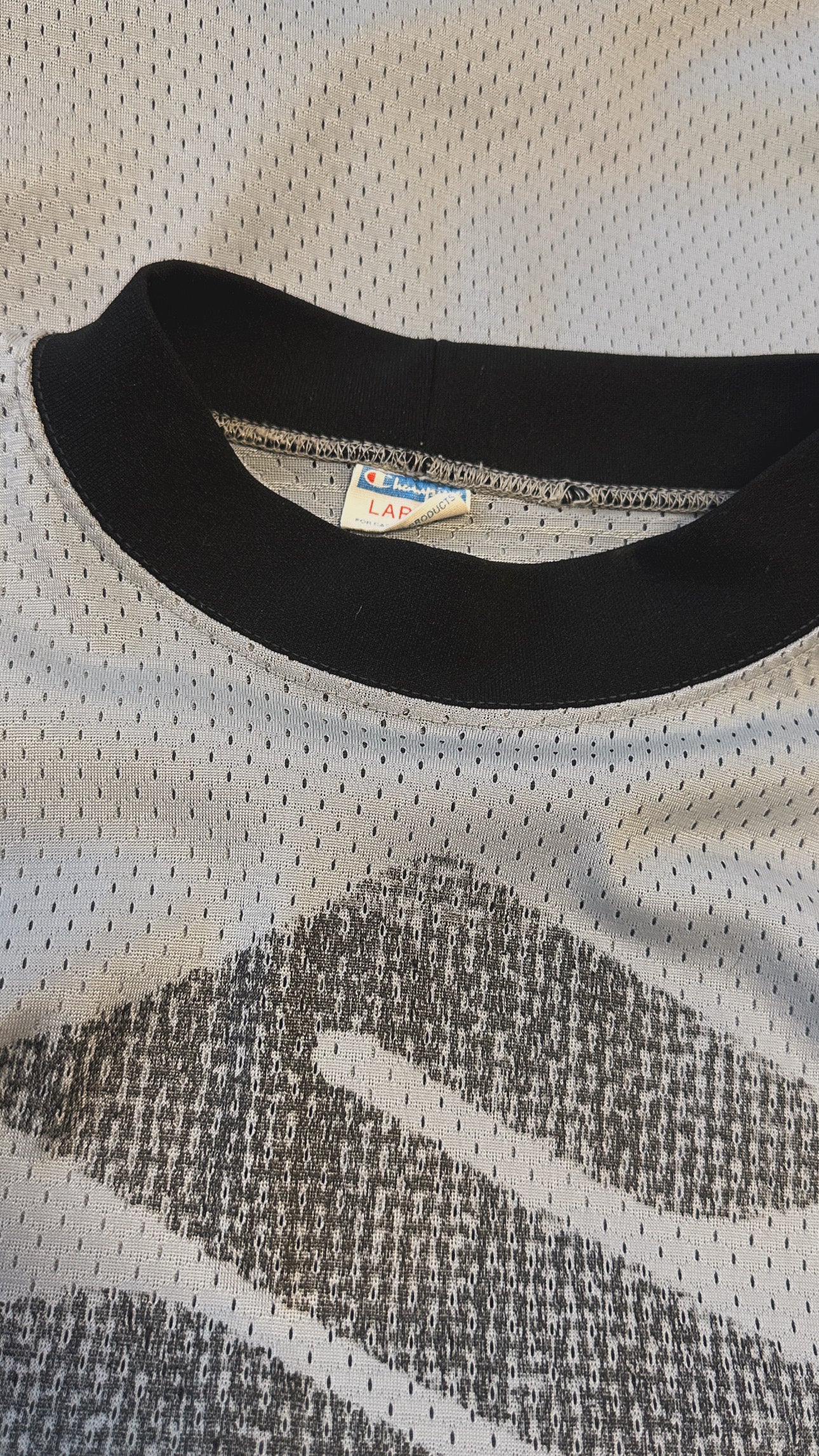 1970s Suzuki Champion Blue Bar Mesh Jersey