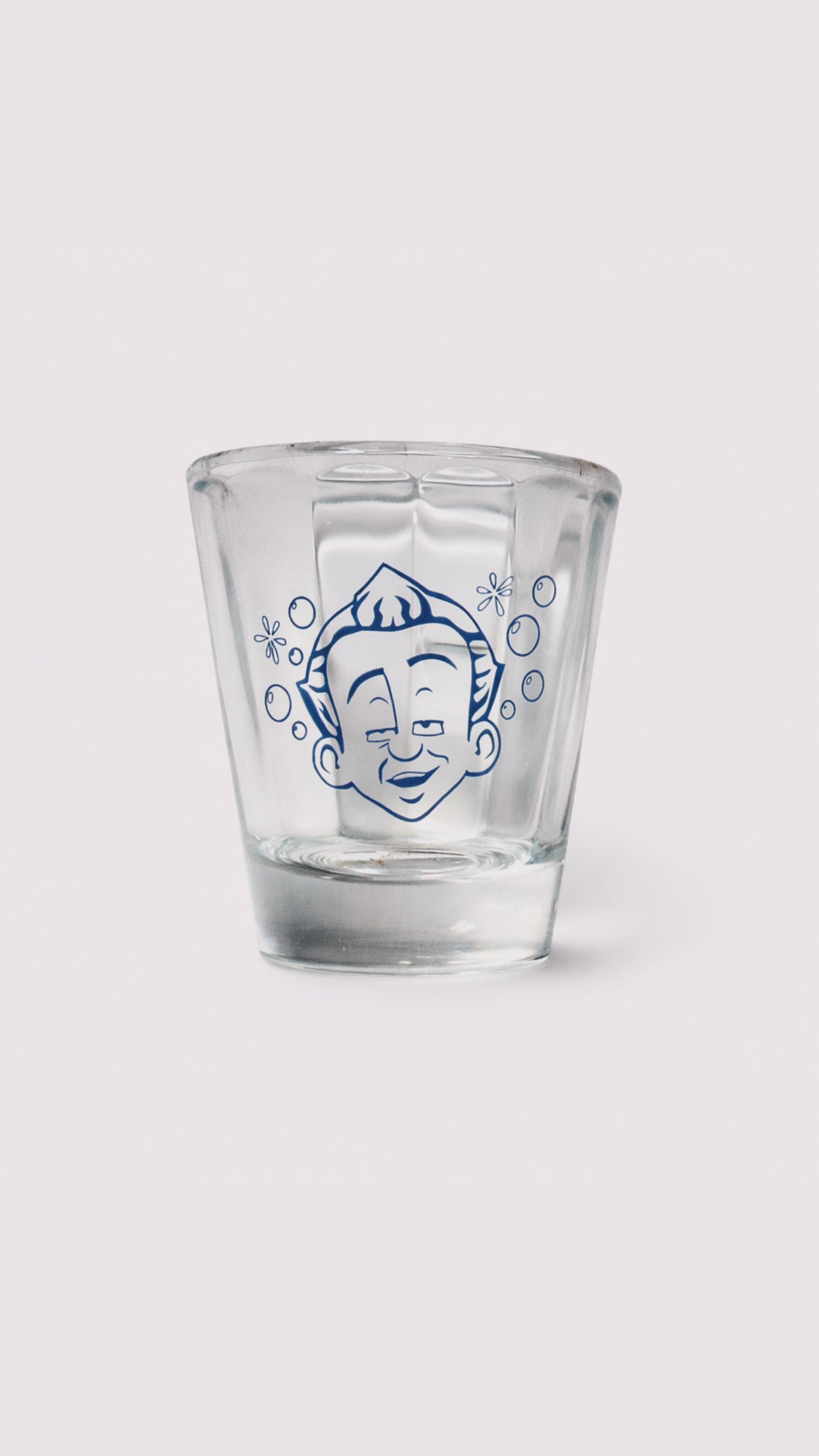 1980s Boozy Man Shot Glass