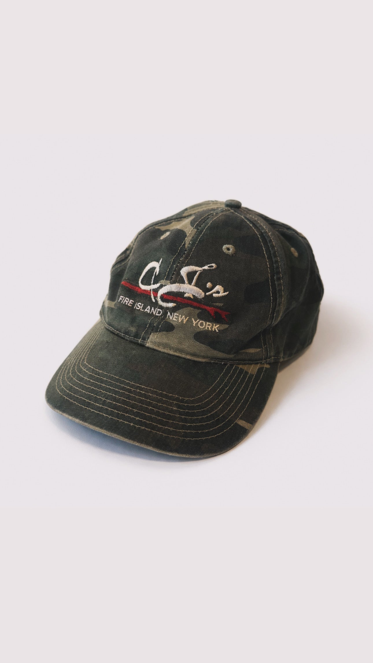 2000s Fire Island Camo Dad Hat