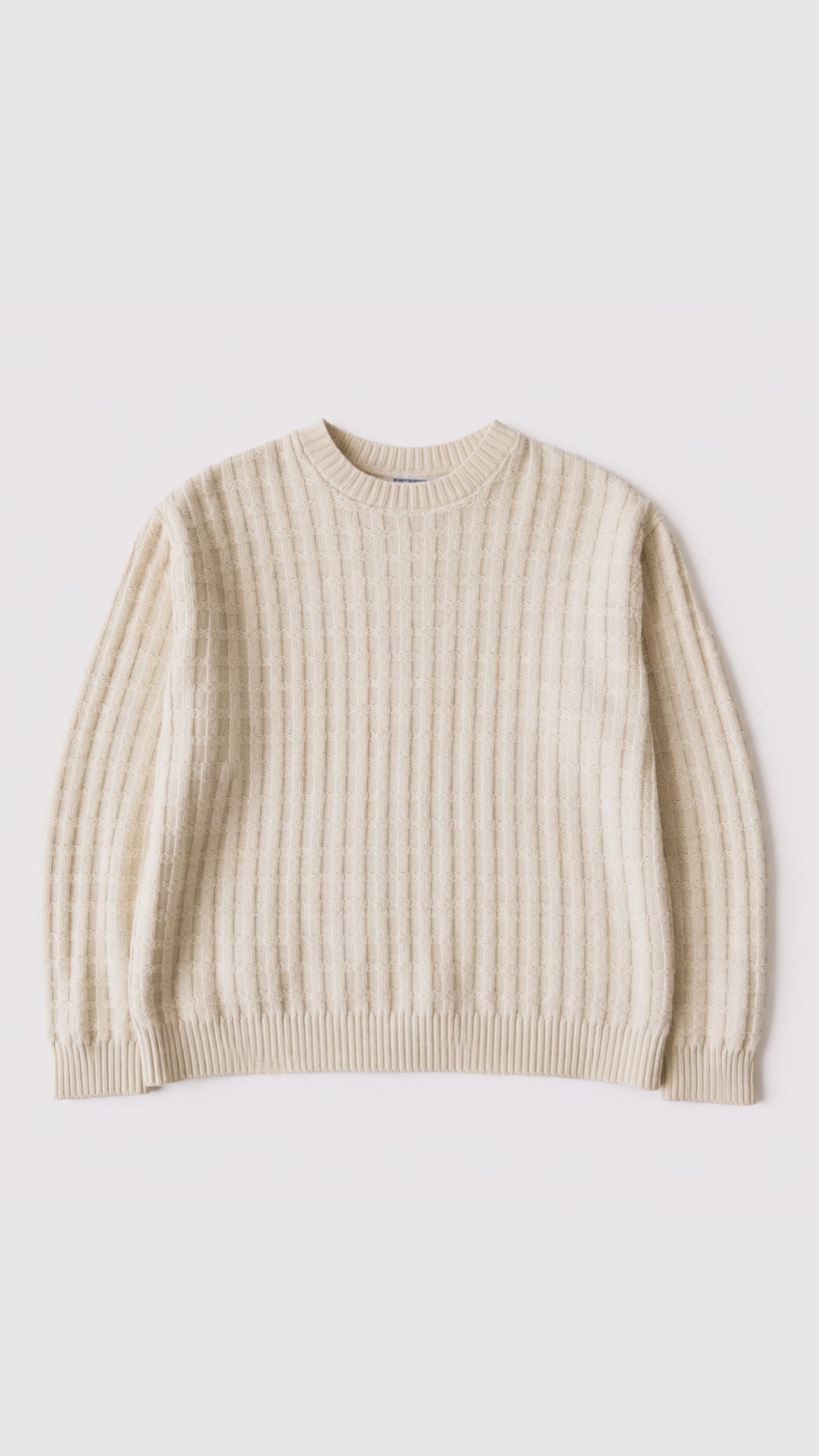 2000s Oscar De La Renta Cream Sweater