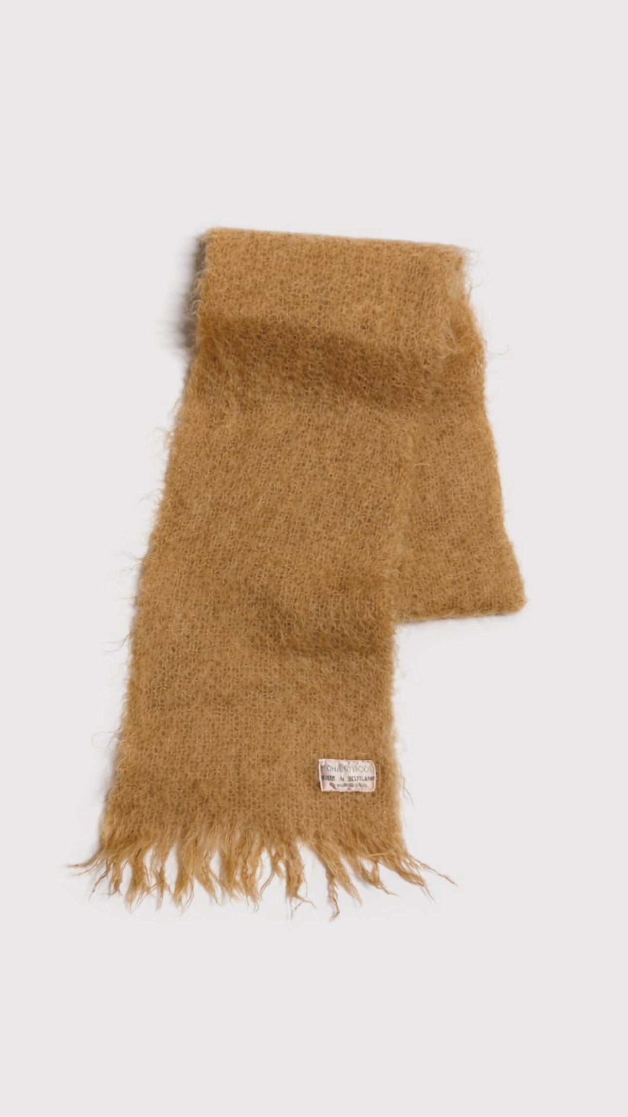 1970s Mohair Blend Scarf