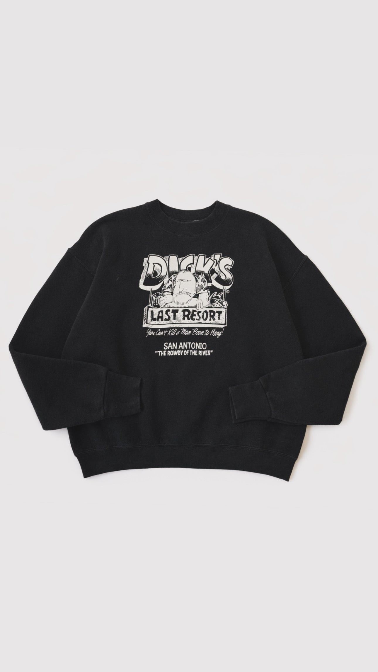 1990s Black “Dicks” Crewneck