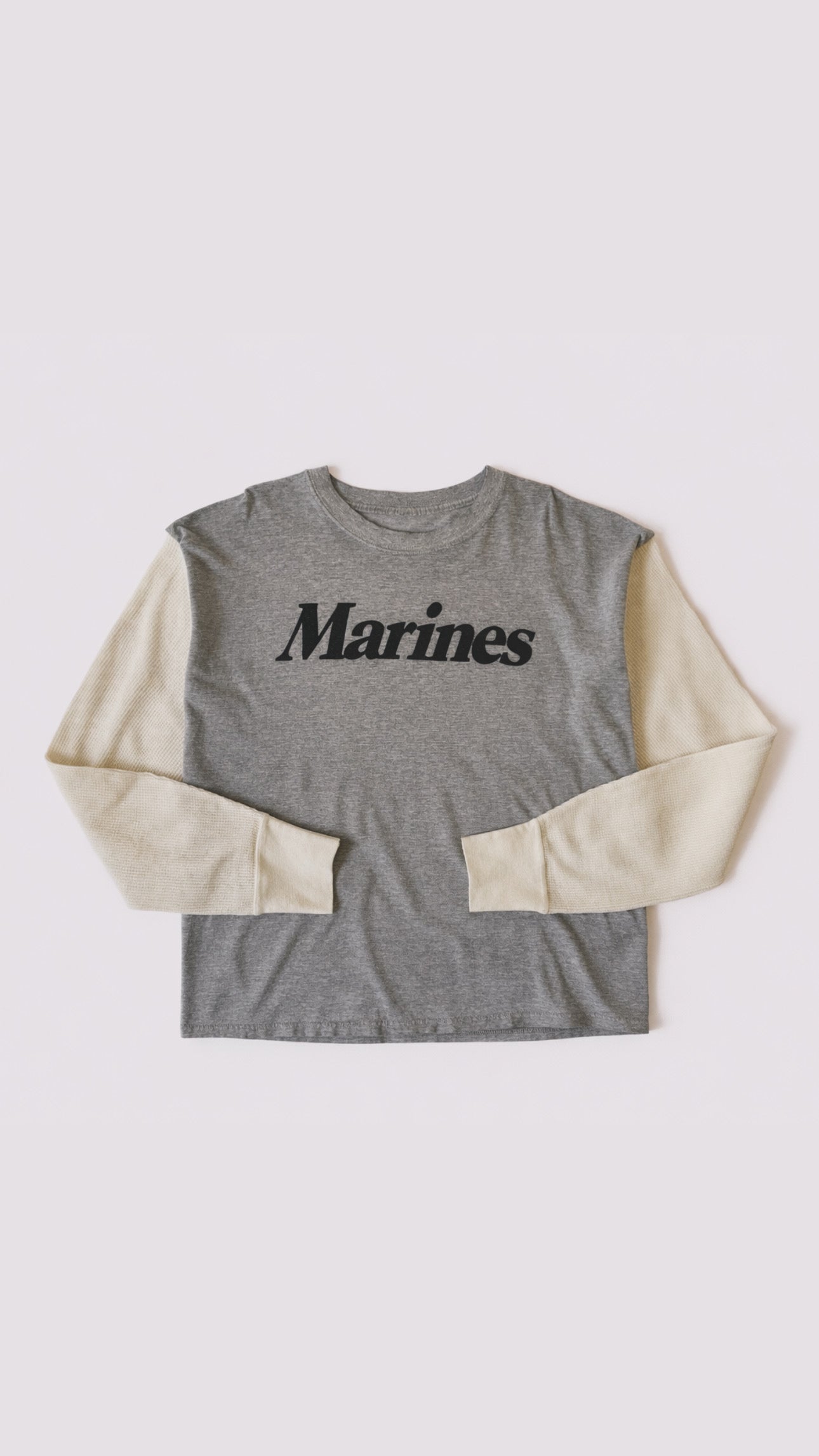 Dusted Reworked Thermal Sleeve Tee