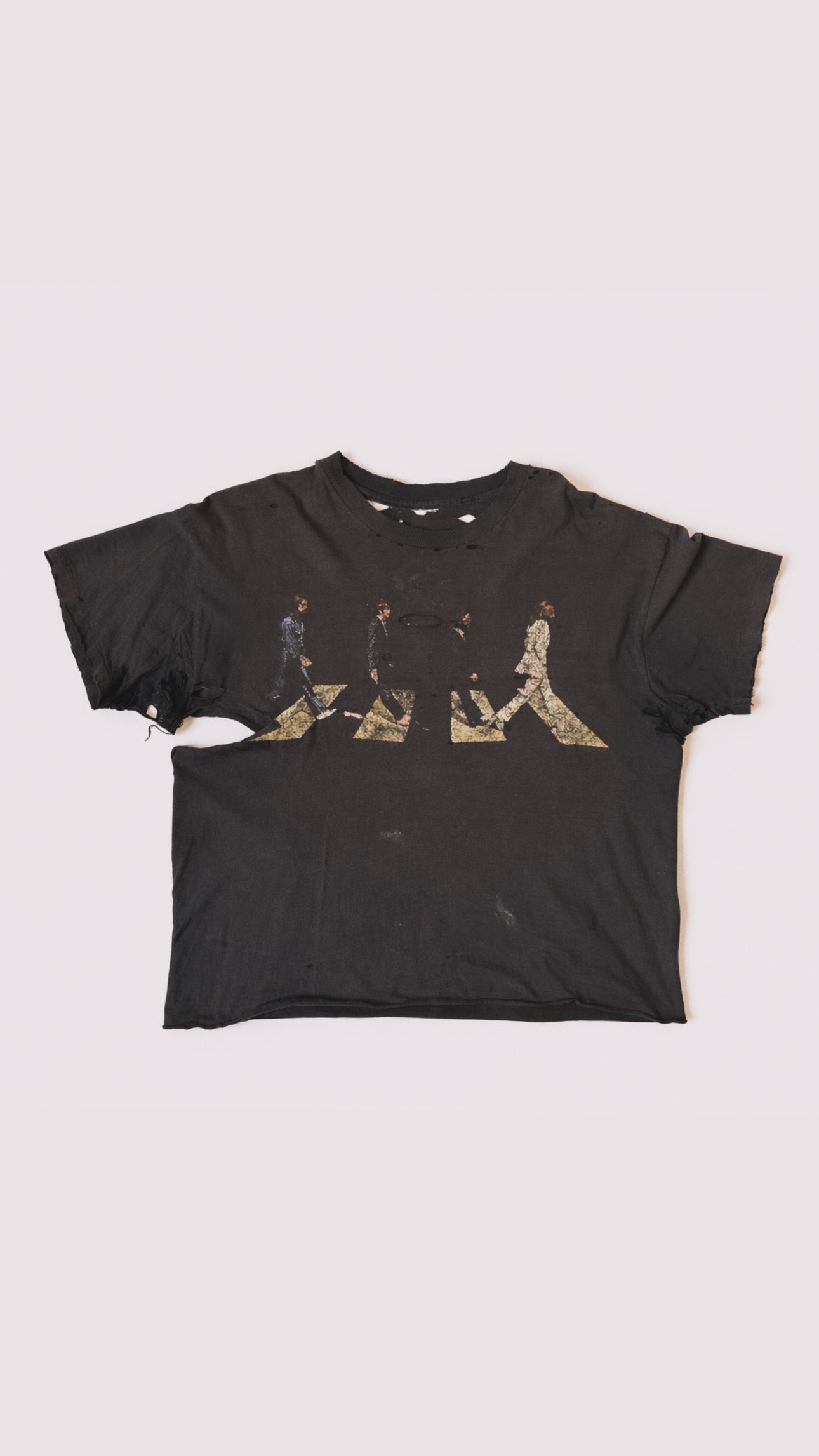 1990s The Beatles Abbey Road Thrashed Tee