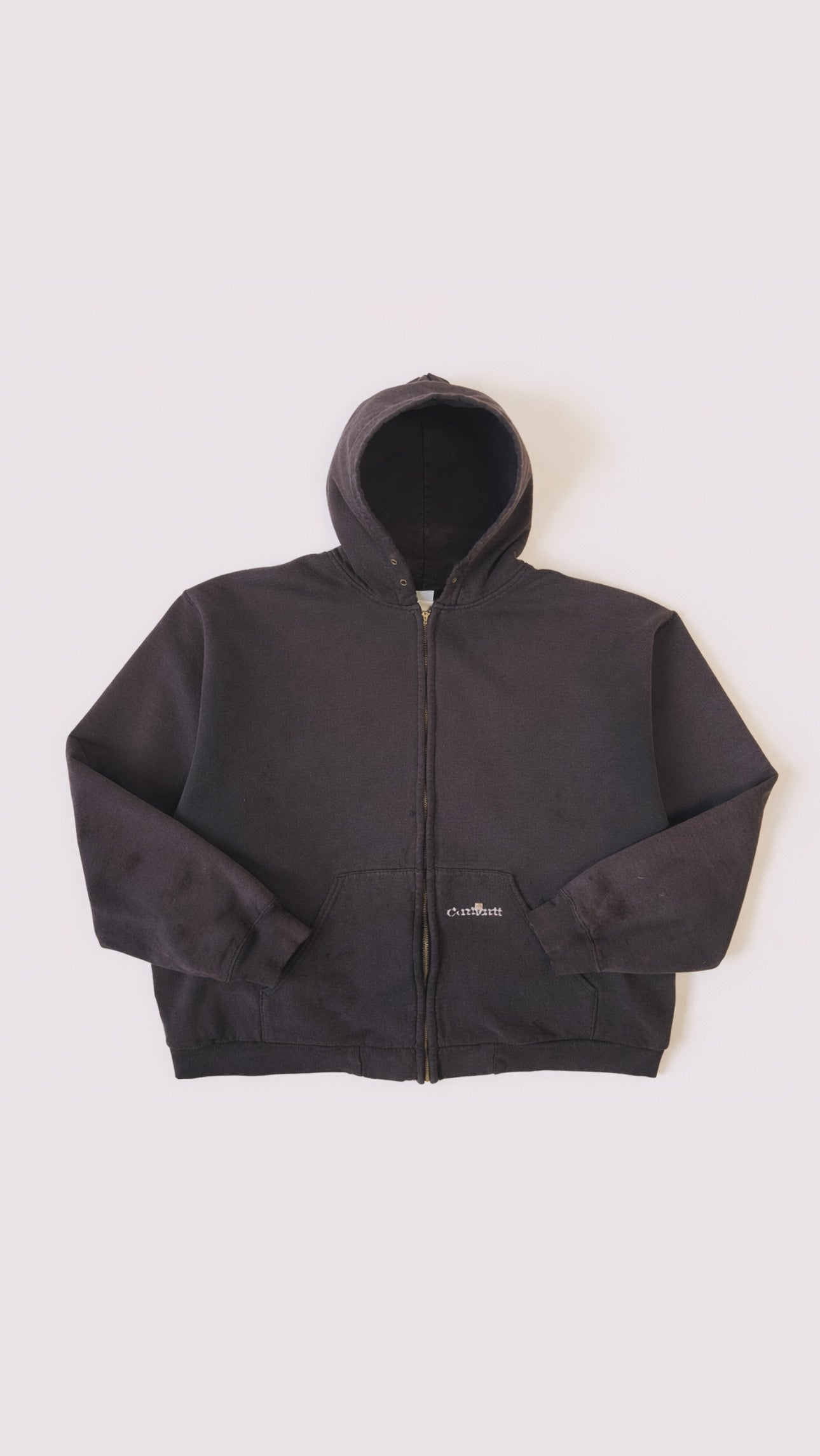 1980s Carhartt Thermal Lined Zip Up Hoodie