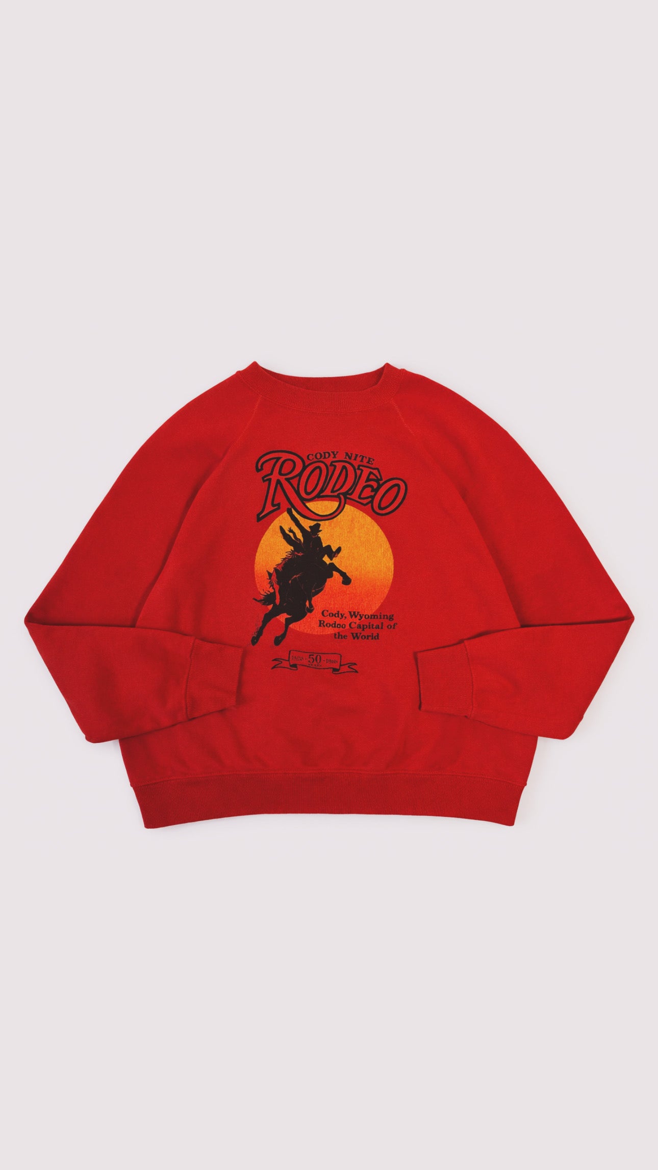 1980s Rodeo Night Crewneck Sweatshirt