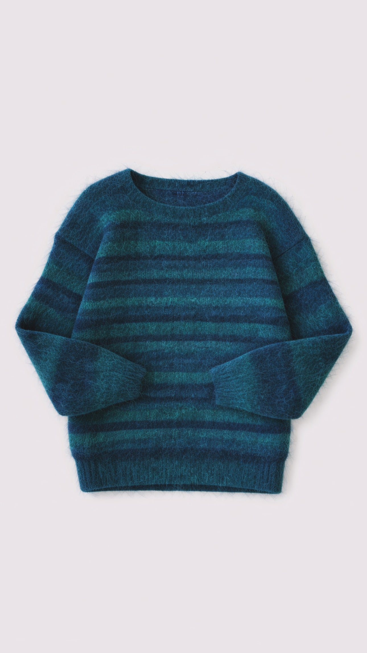 1980s Striped Mohair Sweater