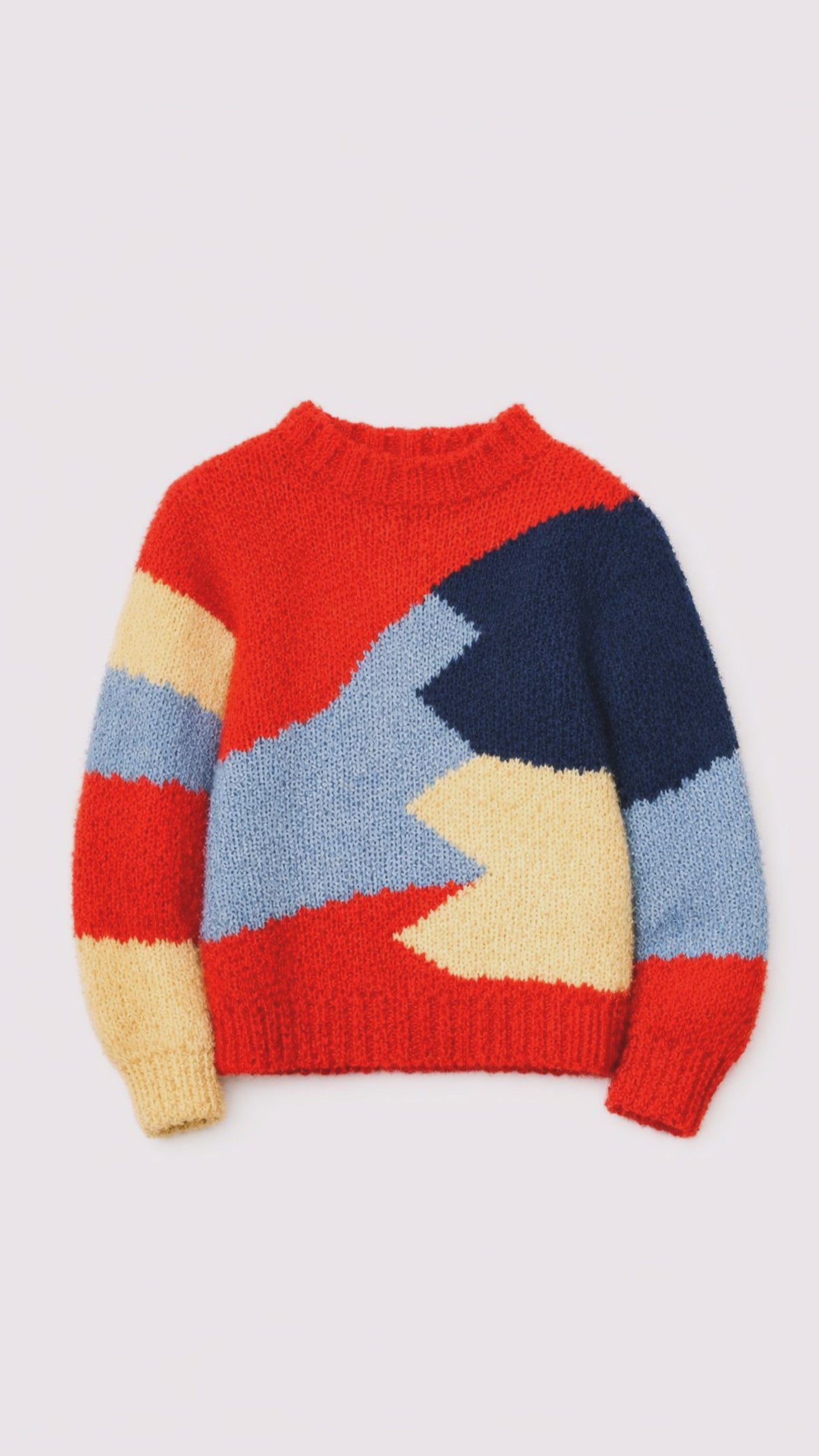 1980s Color Block Sweater