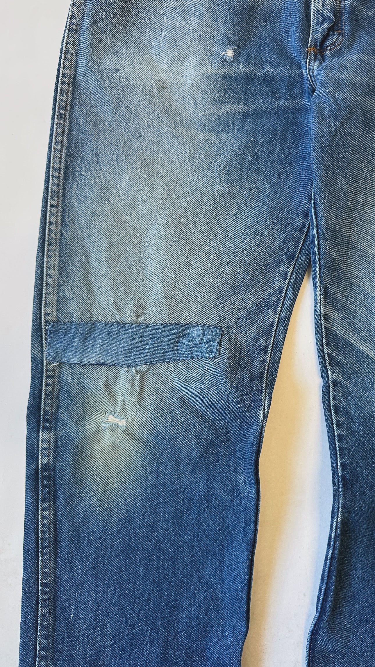 1990s Rustler Patched Jeans