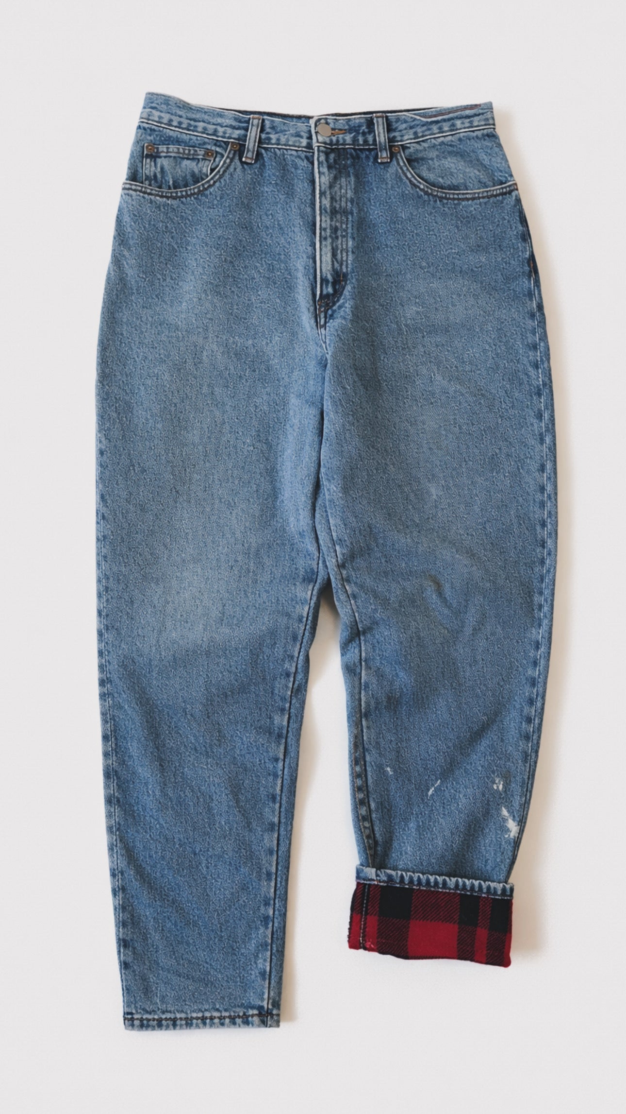 1990s J.Crew Flannel Lined Jeans